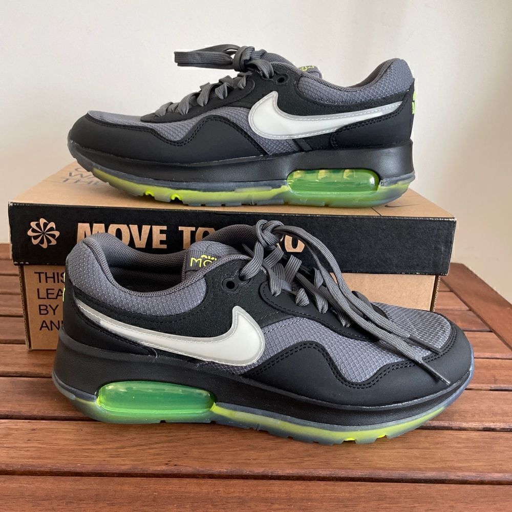Nike Air Max Motif NN(GS) Iron Grey Volt Women Size 7.5/Big Kid 6Y(DZ5630-001)